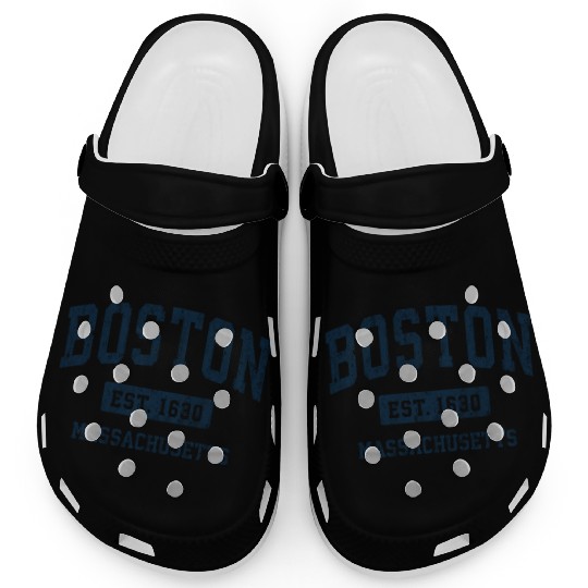 Boston Massachusetts Ma Vintage Athletic Clogs