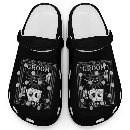 Gothic Witchy Coven Tarot Halloween Groom Clogs