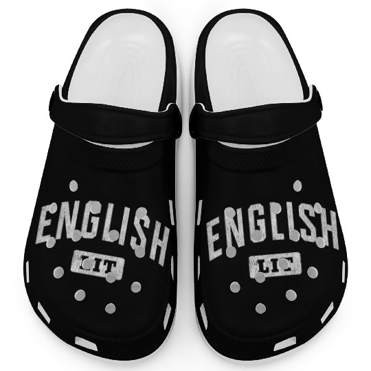 English Major Graduation Boo Clogs