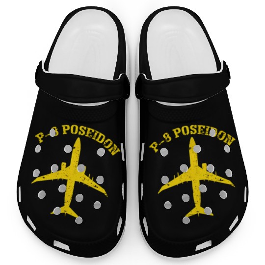 P-8 Poseidon Military Aircraft Style Front And Clogs