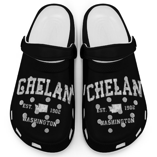 Chelan Washington Wa Vintage Athletic Clogs