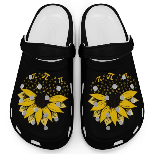 Pi Day Sunflower Clogs