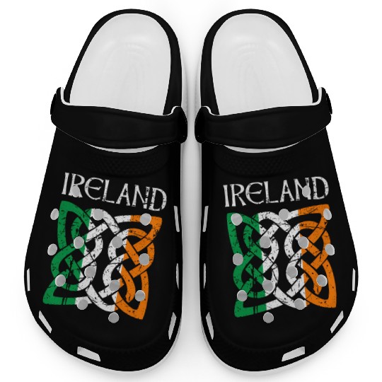 St Patric Day Celtic Knot Ireland Clogs