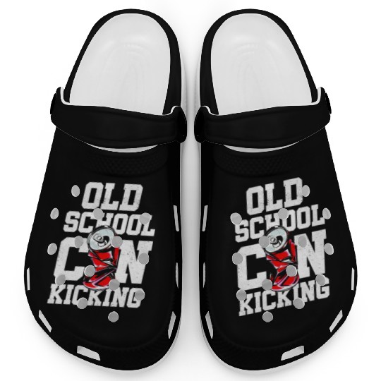 Old School Can Kicking Street Game 90s Kid Clogs
