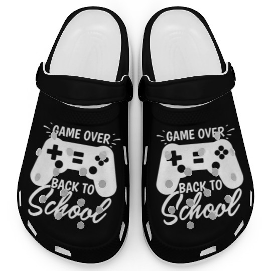 Game Over Back To School Clogs