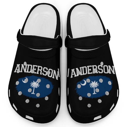Anderson Sc South Carolina Flag Usa Sports Clogs