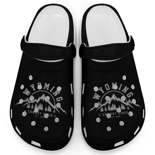 Wyoming The Cowboy State Est 1890 Moains Clogs