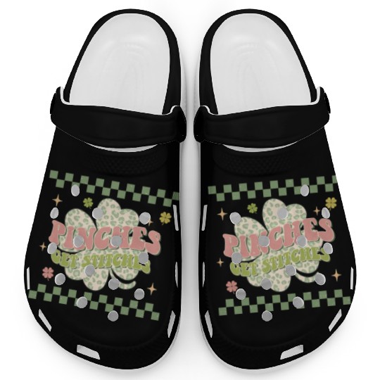 St Patric Dayches Get Stitches Shamrock Clogs