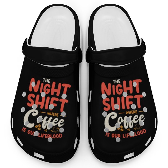 Night Shift Worker Graveyard Duty Clogs