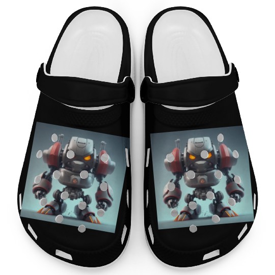 Angry 3D Robot Clogs
