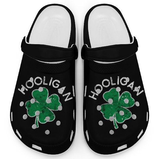 Hooligan Squad Lucky C St Patrick'S Day Distress Clogs