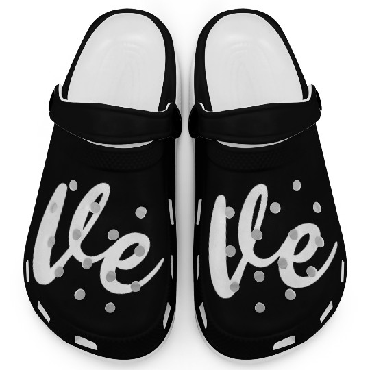Cute Valentines Day Matching Couple Outfit Gift Clogs