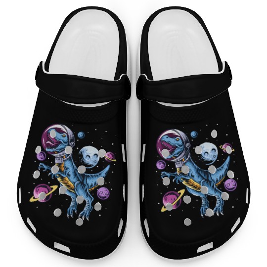 Dinosaur Astronauts Science Fiction Science Clogs