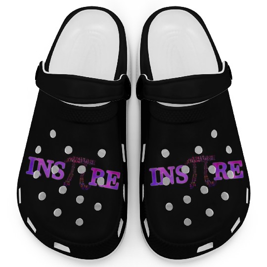 Inre Pi Day Math Teacher Student Motivational Clogs
