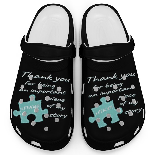 Teacher Appreciation Number One Teacher End Of Sch Clogs
