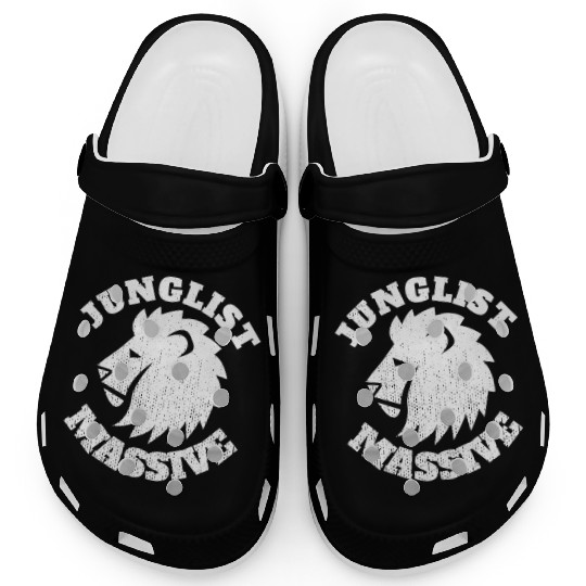 Junglist Music DnB EDM Drum N Bass Lion Clogs