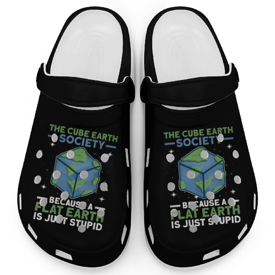 The Cube Earth Society Earth Planet Space Lover Clogs