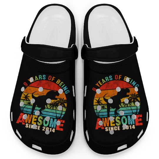 9Th Dinosaur 9 Awesome Since 2014 Clogs