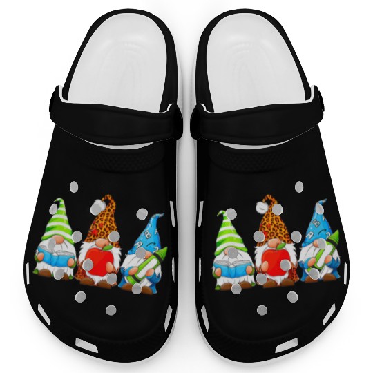 Cute Gnomes Students Teacher Gnome Funny Back To Clogs