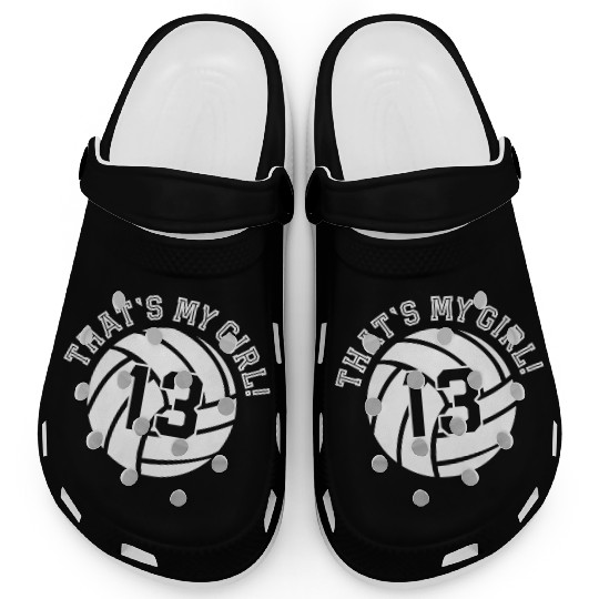 That'S My 13 Volleyball Player Mom Or Dad Clogs