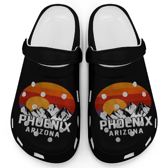 Phoenix Arizonna Mountain Sunset Clogs