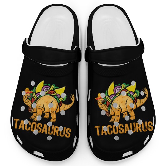 Cinco De Mayo Funny Tacosaurus Taco Lover Party Clogs