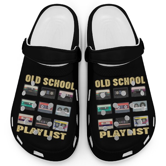 Old School Playlist Retro 80s 90s Music Party Clogs