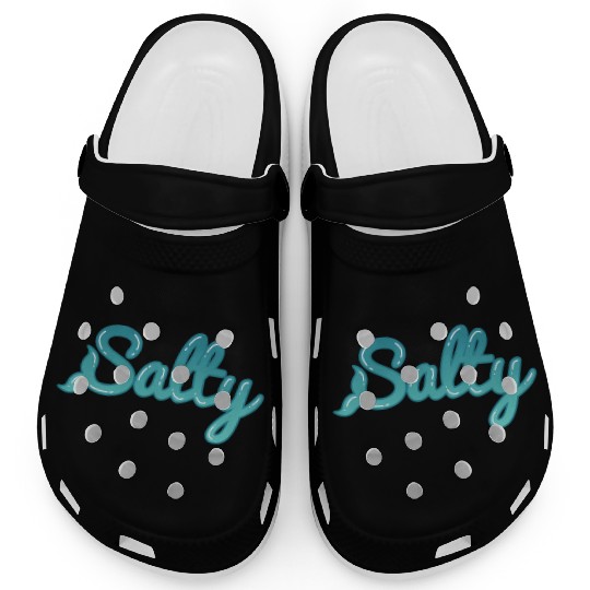 Salty Triggered Mermaid Sailor Open Ocean Water Clogs
