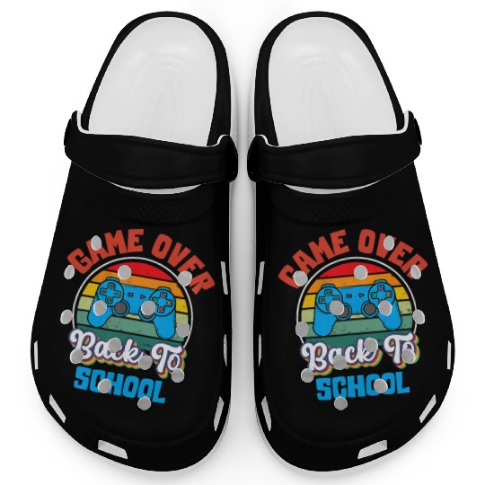 Back to School Funny Game Over Teacher Student Clogs