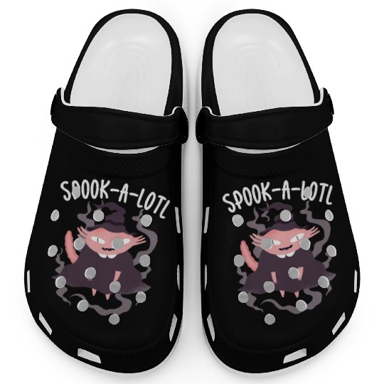 Axolotl Halloween Trick Or Treat Amphibian Axolotl Clogs
