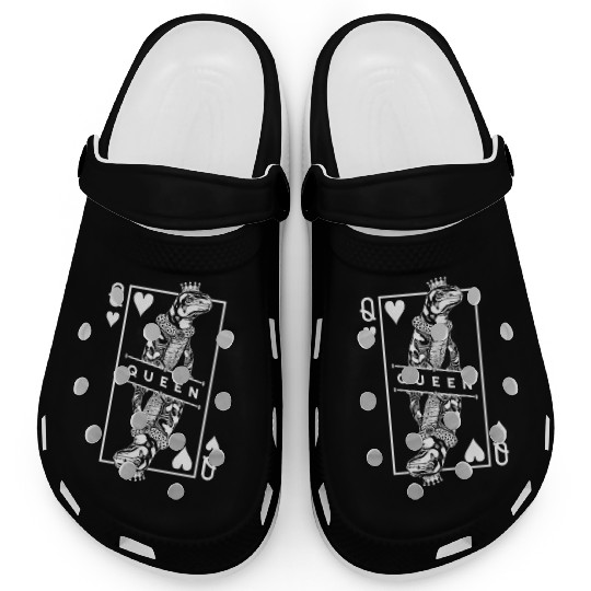 Tiger Salamander Lover Queen Of Hearts Funny Pet Clogs