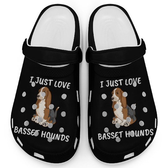Basset Hound Gift Men Dog Lover Basset Hound Clogs