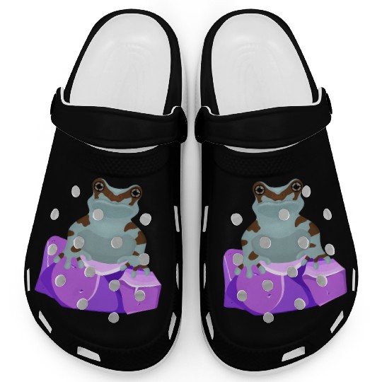 Frog Crystal Amethyst Gemstone For Toad Owners Clogs