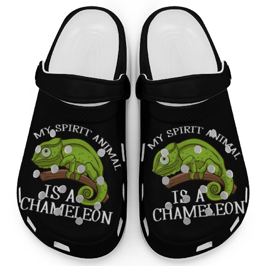 My rit Animal Is A Chameleon Lizard Chameleon Clogs