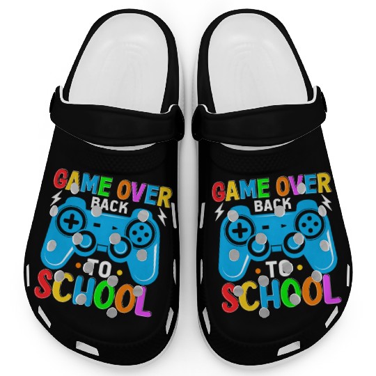 Game Over Back To School Clogs