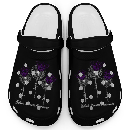 Faith Hope Love Bulimia Nervosa Awareness Clogs