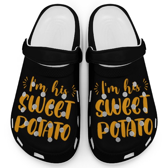 I m His Sweet Potato Funny Thanksgiving Dinner Clogs