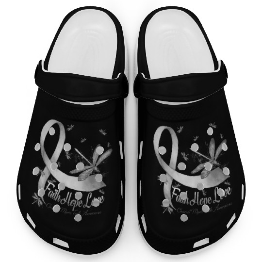 Faith Hope Love Charcot Marie Tooth Awareness Clogs
