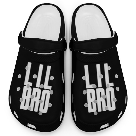 Lil Bro - Siblings Men Kids Adult Fraternity Littl Clogs