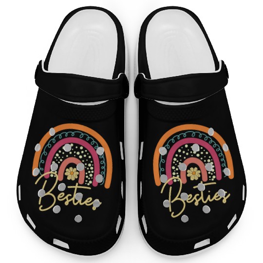 Besties Boho Rainbow I Love My Best Friend Besties Clogs