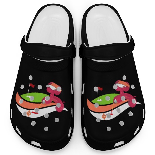 Summer Golf Balloon Dog Clogs
