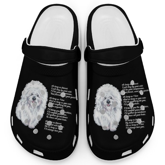 Bichon Frise Clogs