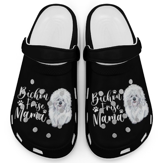 Bichon Frise Mama Clogs