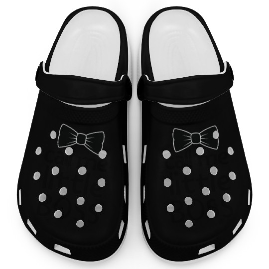Call me little BOSS,cute baby boss bodysuit, Clogs
