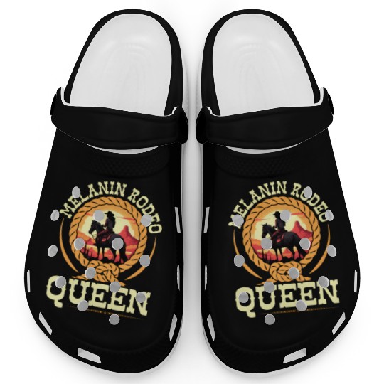 Melanin Rodeo Queen Cory African-American Clogs