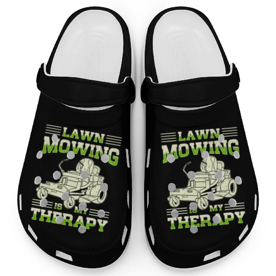 Lawn Mowing Lawn Mower Gardener Gardening Clogs