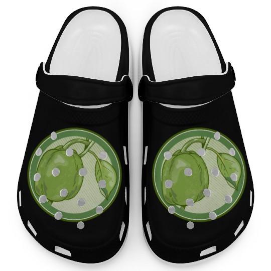 Green Bell Pepper Clogs