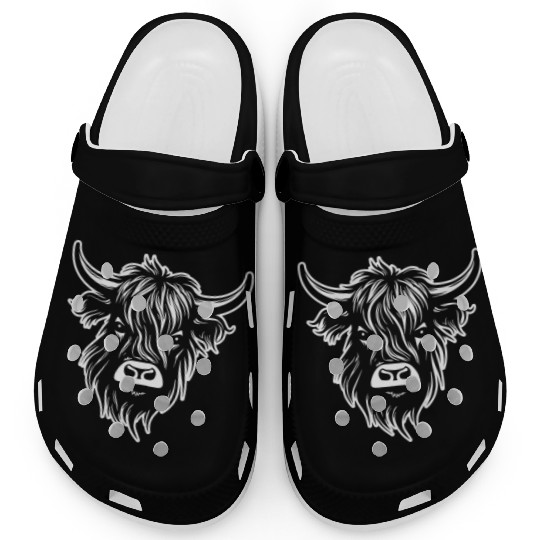 Scottish Highland Cow Clogs
