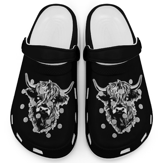 Scottish Highland Cow Clogs