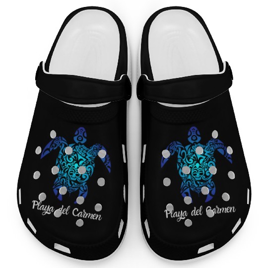 Playa Del Carmen Meco Tribal Sea Turtle Playa Clogs